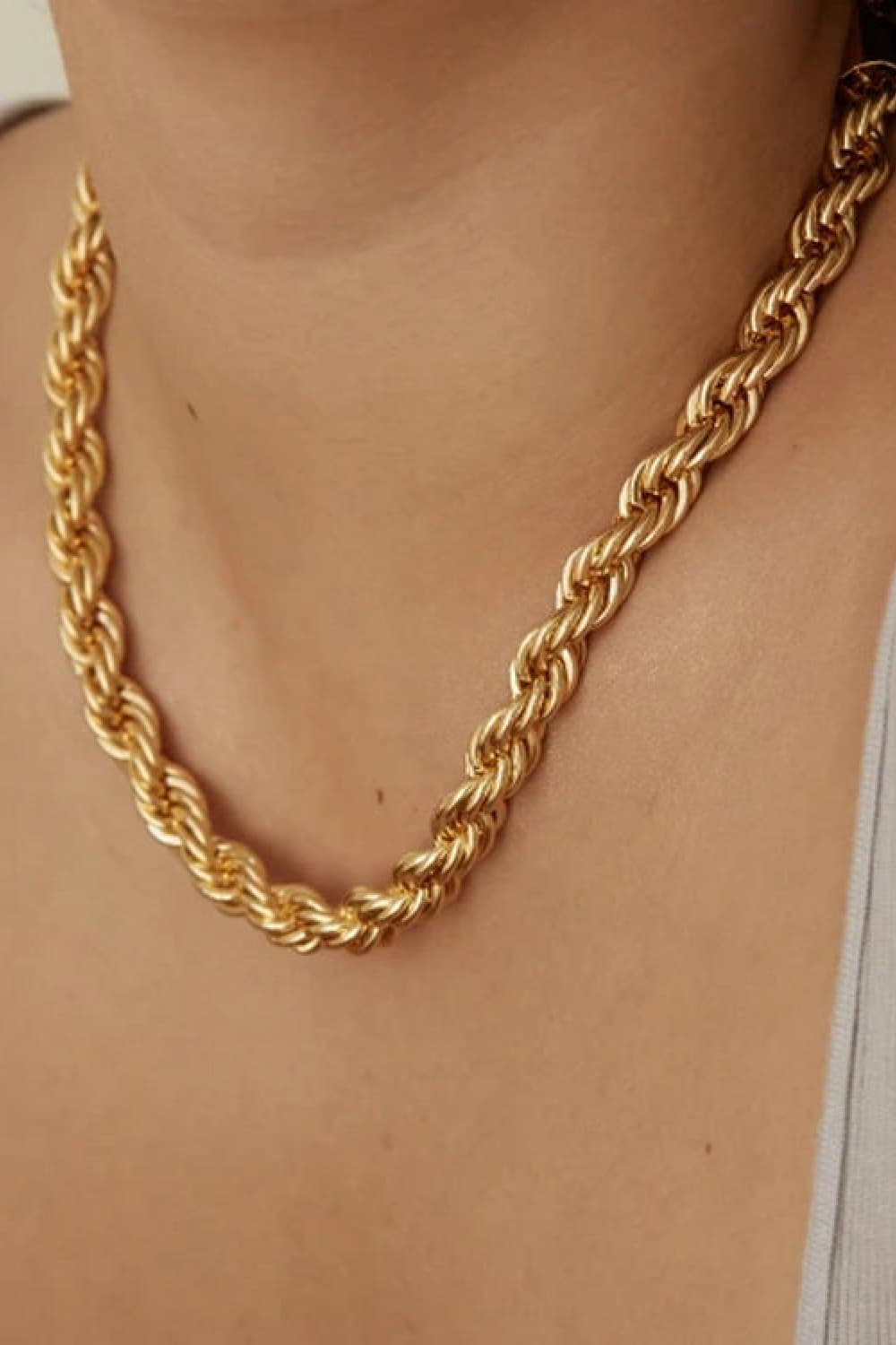 18K Gold-Plated Necklace - Fashion Girl Online Store