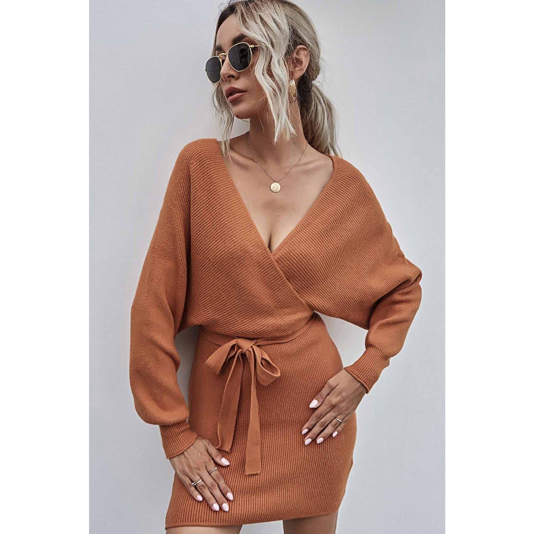 Arabella Sweater Dress - Fashion Girl Online Store
