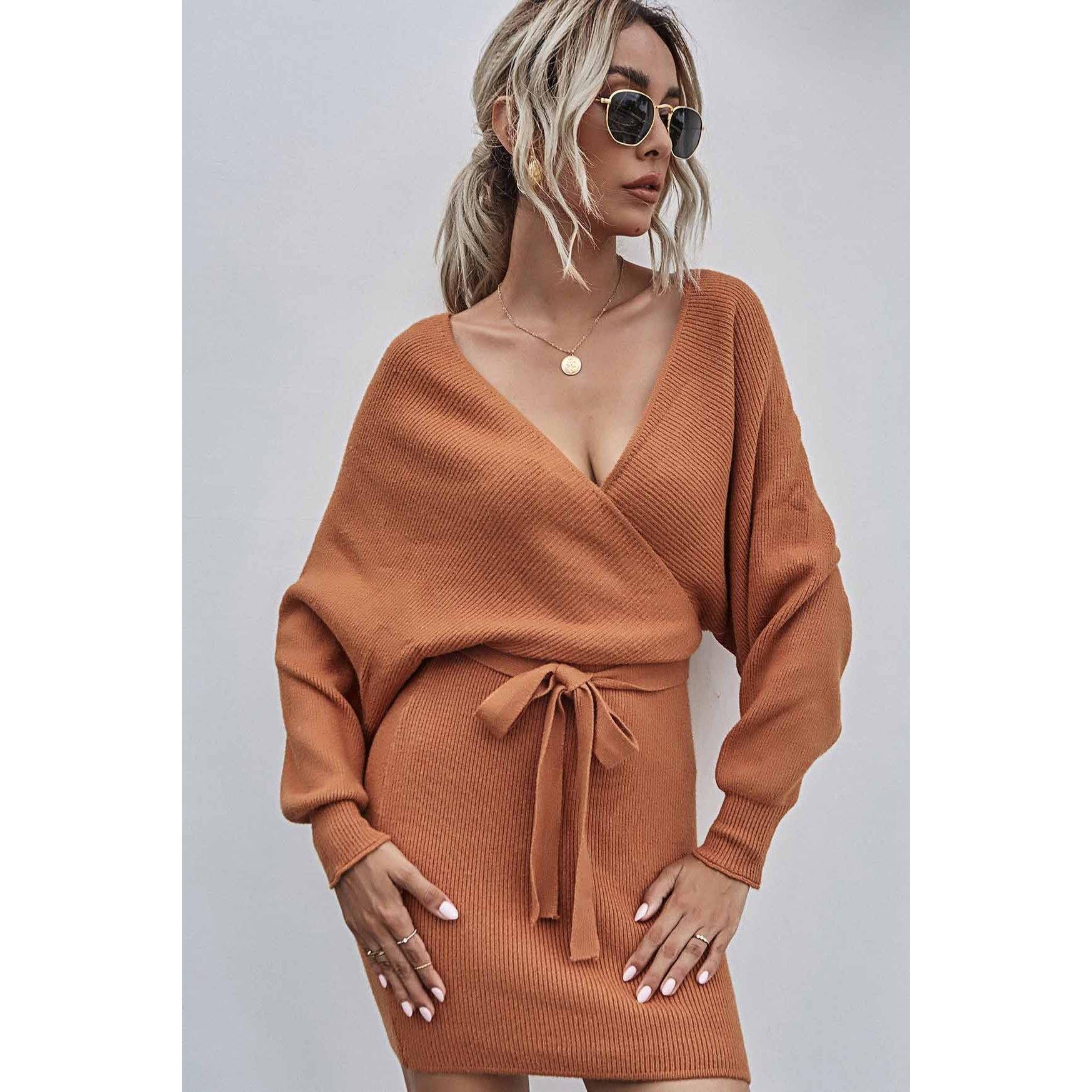 Arabella Sweater Dress - Fashion Girl Online Store