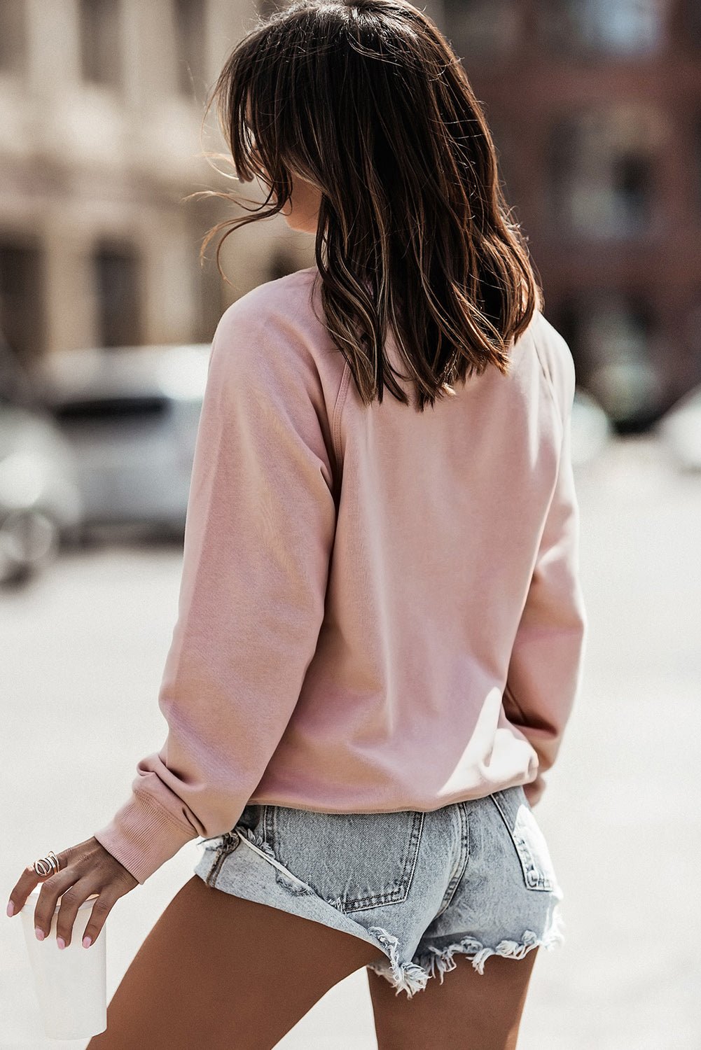 BE MINE Raglan Sleeve Sweatshirt - Fashion Girl Online Store