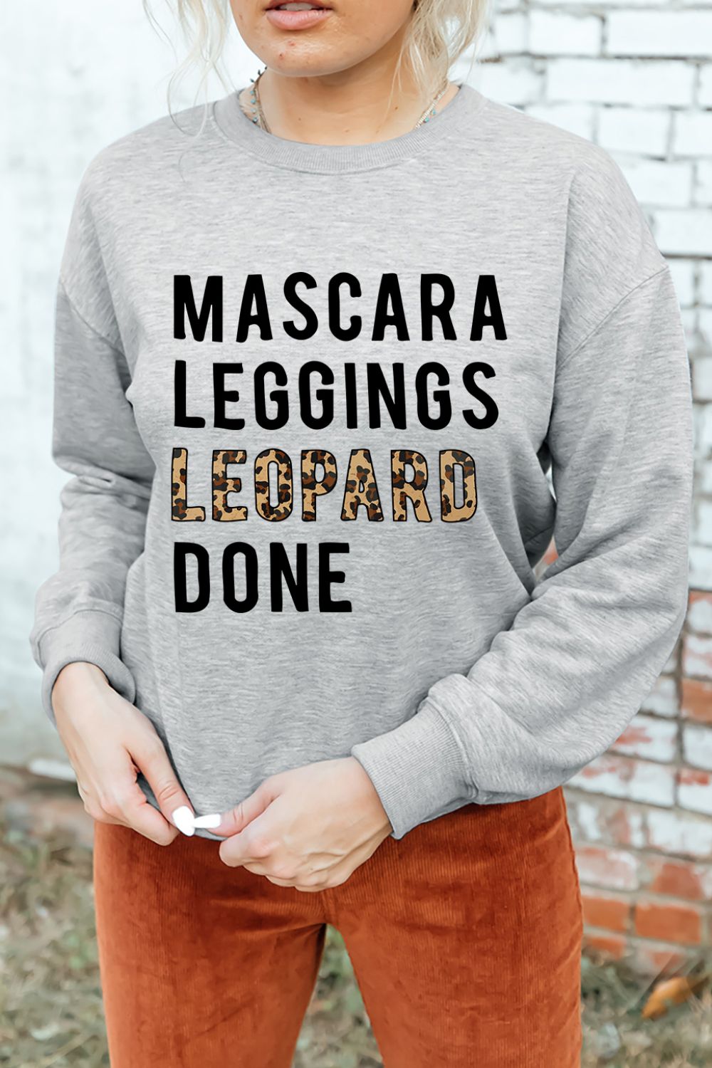 Casual Weekend Letter Graphic Sweatshirt - Fashion Girl Online Store