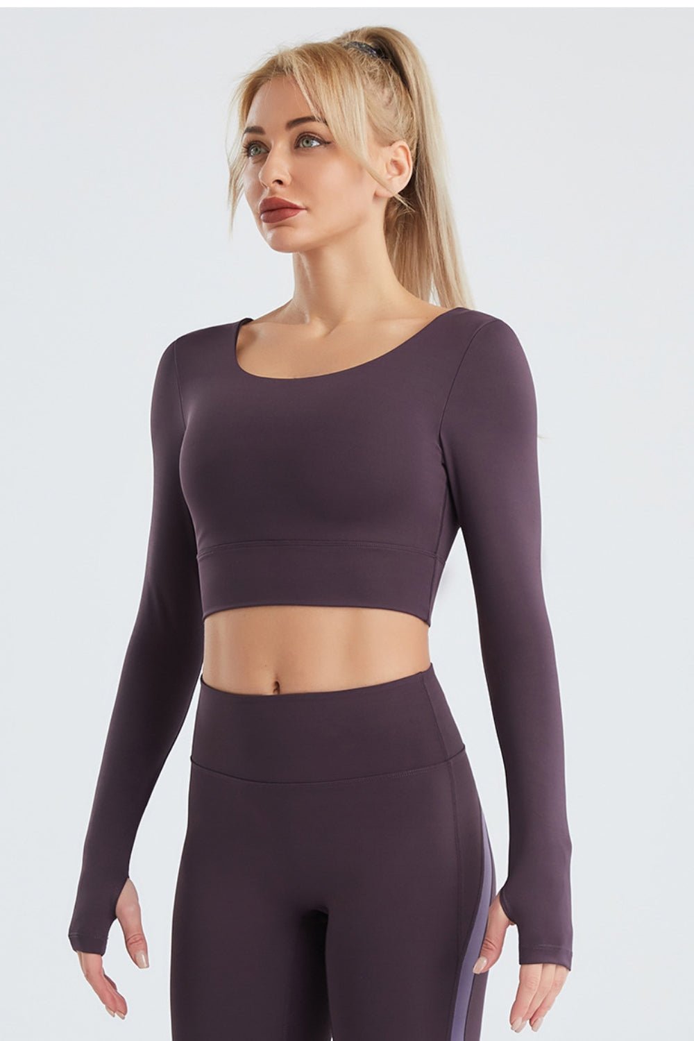 Crisscross Cropped Sports Top - Fashion Girl Online Store