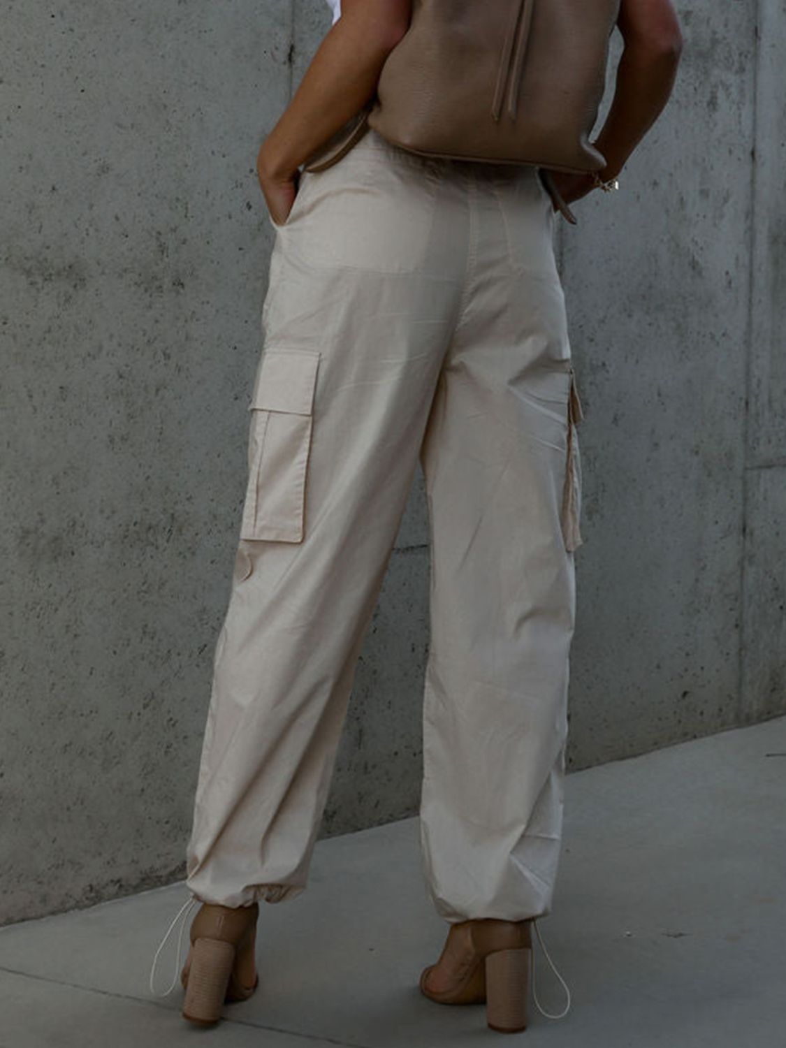 Drawstring Pants with Pockets - Fashion Girl Online Store