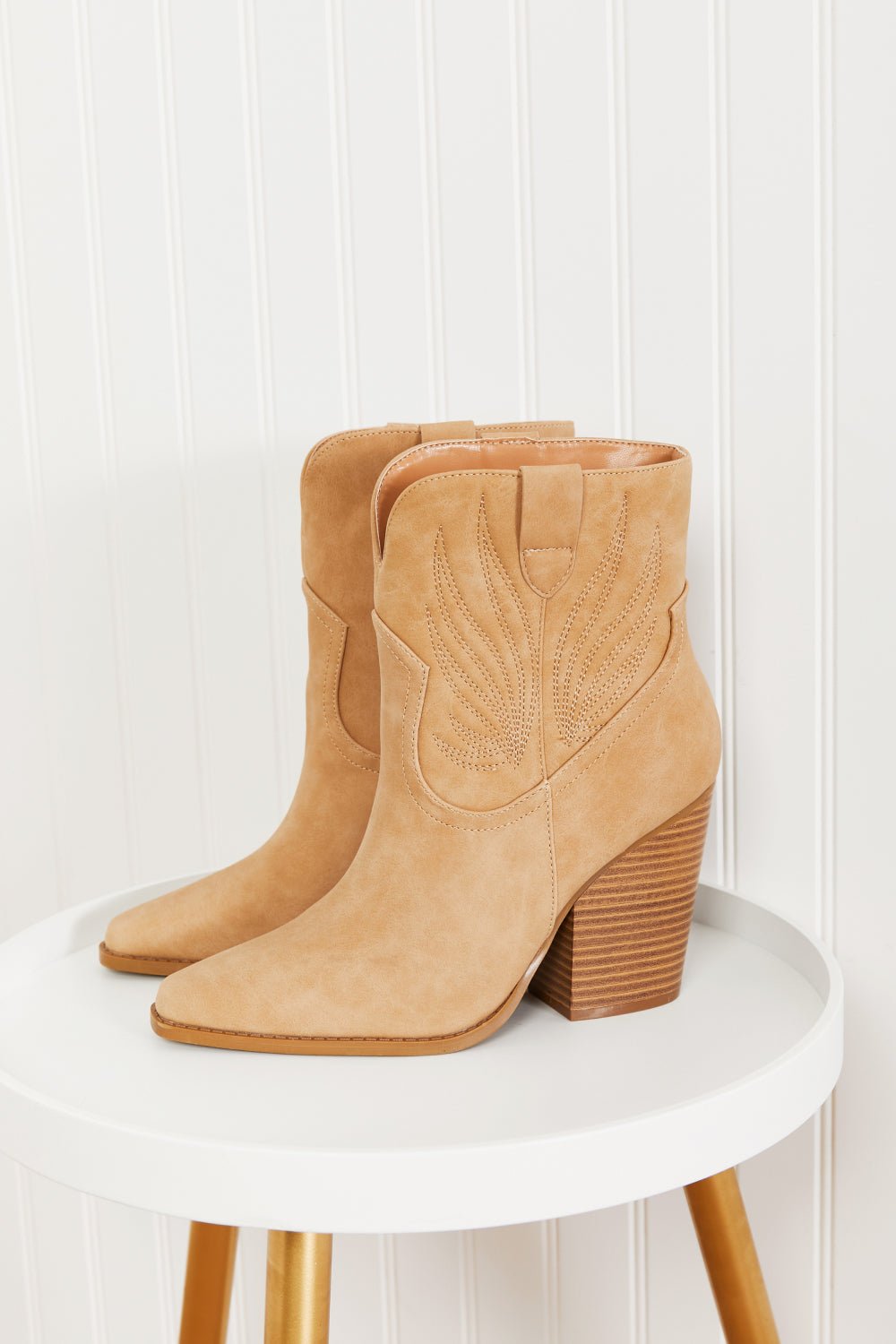 East Lion Corp Lasso My Heart Cowboy Booties - Fashion Girl Online Store