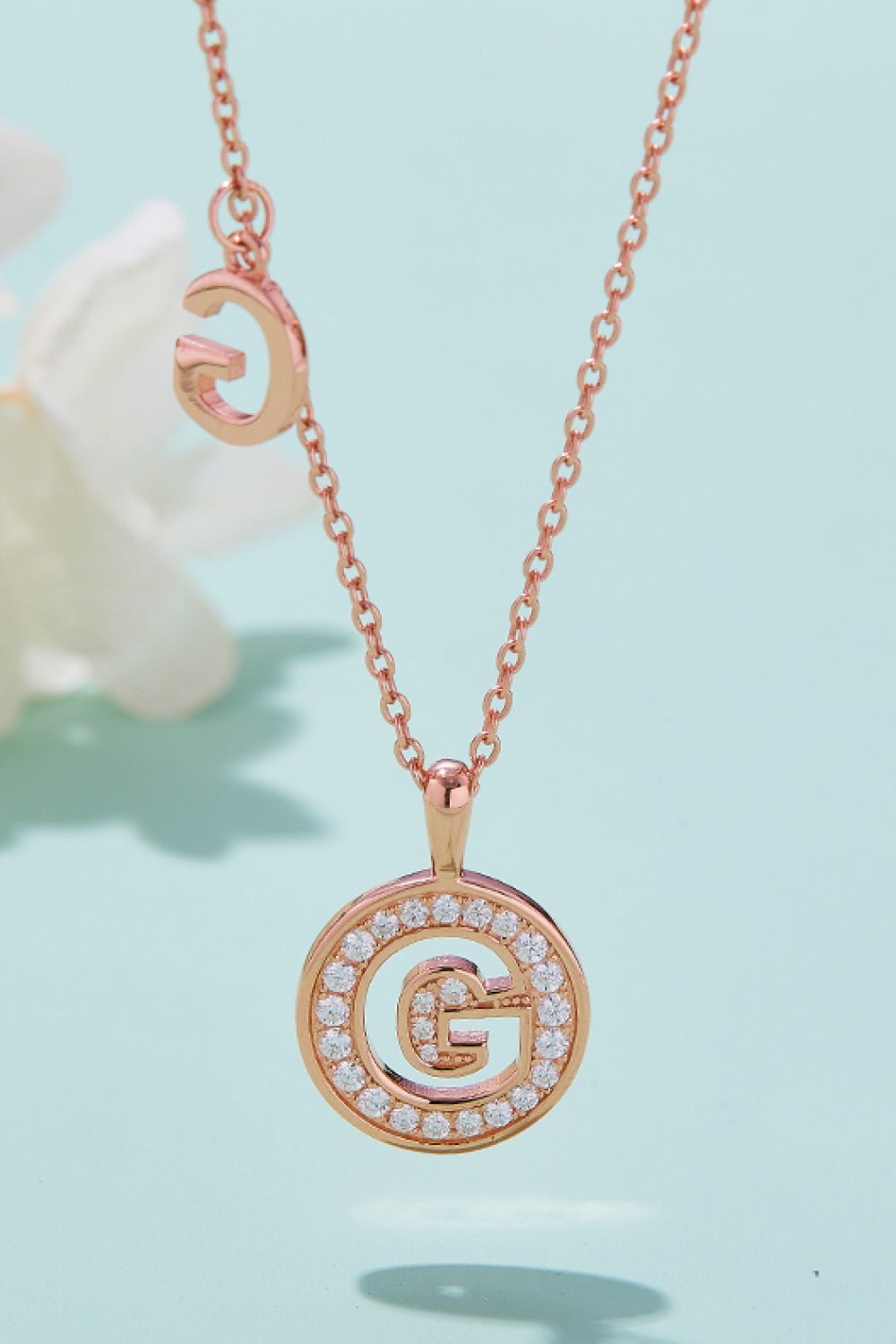Moissanite A to J Pendant Necklace - Fashion Girl Online Store