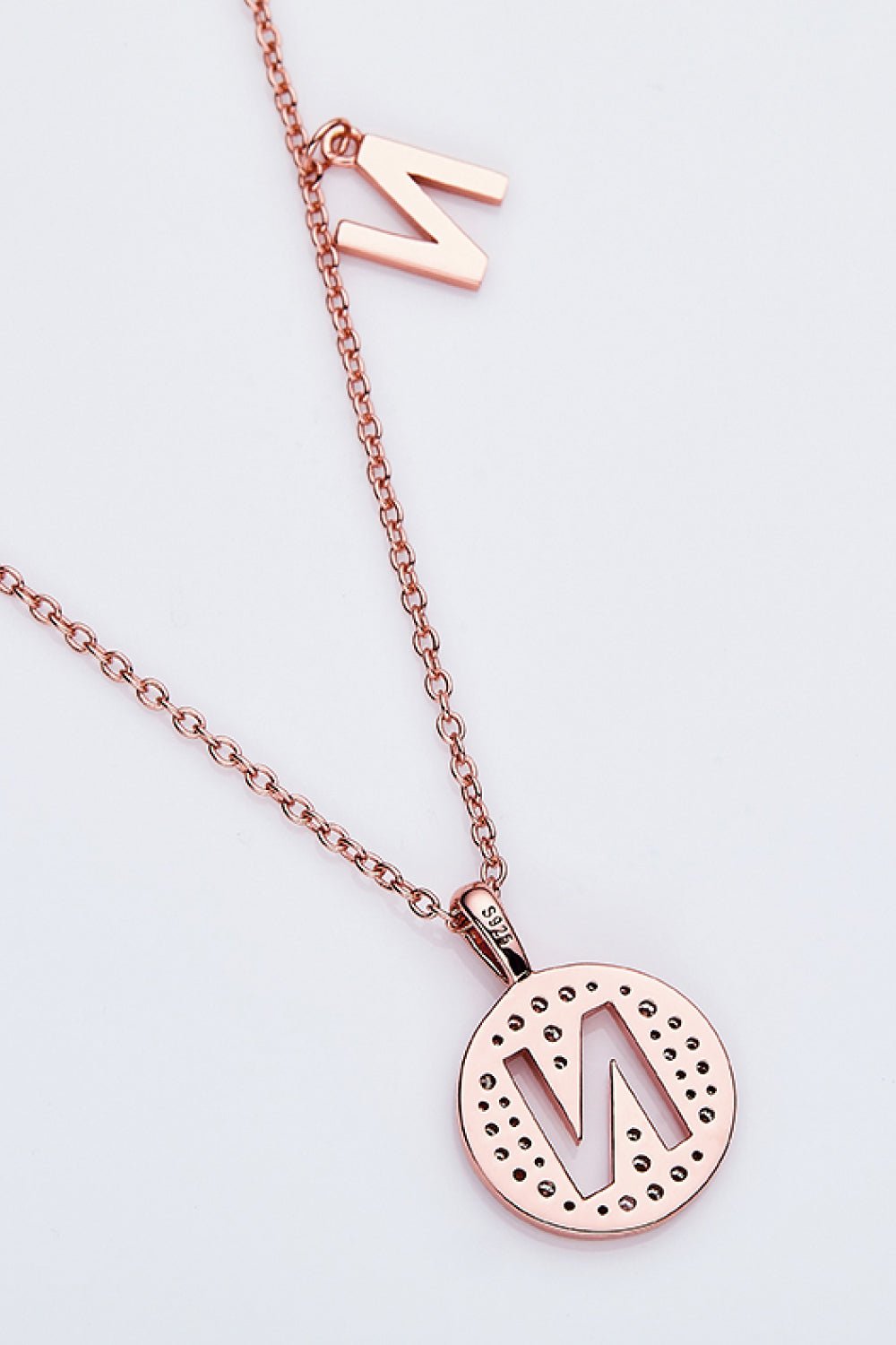 Moissanite K to T Pendant Necklace - Fashion Girl Online Store
