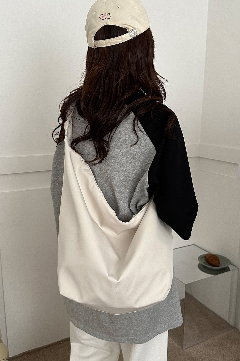 Oversize Nylon Crossbody Bag - Fashion Girl Online Store