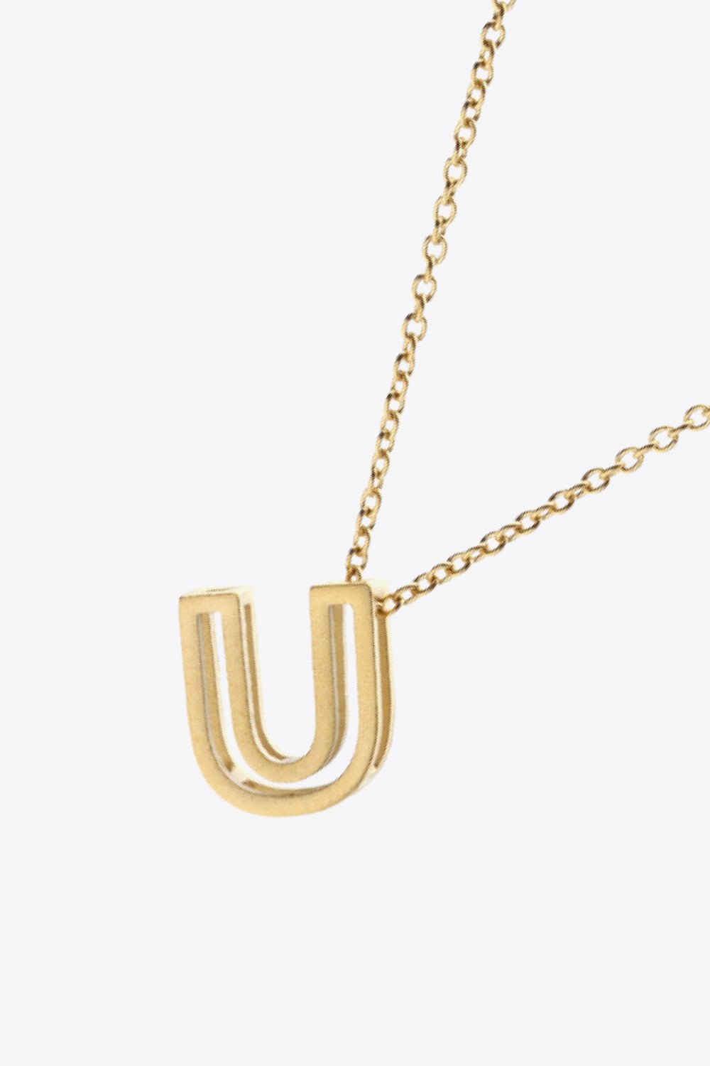 U to Z Letter Pendant Nekclace - Fashion Girl Online Store